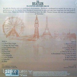 Виниловая пластинка Beatles - Blackpool And Paris 1964-'65 - The Legendary Broadcasts