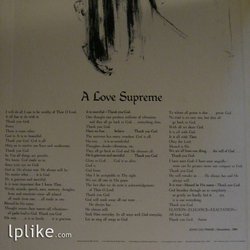 Виниловая пластинка John Coltrane - A Love Supreme
